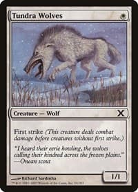 Tundra Wolves - 10th Edition - Magic: The Gathering card