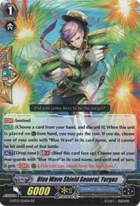 Blue Wave Shield General, Yorgos - G-BT13: Ultimate Stride - Cardfight Vanguard card