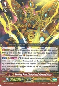 Shining True Liberator, Solemn Glitter - G-BT13: Ultimate Stride - Cardfight Vanguard card