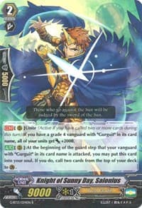 Knight of Sunny Day, Salonius - G-BT13: Ultimate Stride - Cardfight Vanguard card