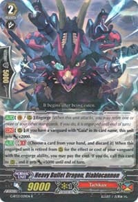 Heavy Bullet Dragon, Diablocannon - G-BT13: Ultimate Stride - Cardfight Vanguard card