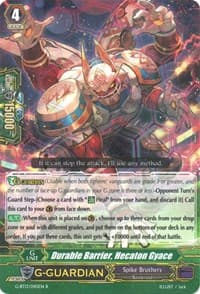 Durable Barrier, Hecaton Gyace - G-BT13: Ultimate Stride - Cardfight Vanguard card