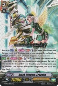 Black Wisdom, Sraosha - G-BT13: Ultimate Stride - Cardfight Vanguard card