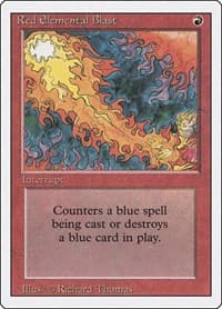 Red Elemental Blast - Revised Edition - Magic: The Gathering card