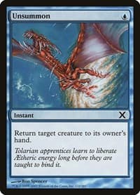 Unsummon - 10th Edition - Magic: The Gathering card