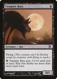Vampire Bats - 10th Edition - Magic: The Gathering card
