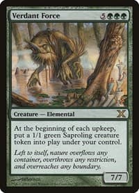 Verdant Force - 10th Edition - Magic: The Gathering card