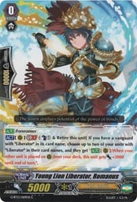 Young Lion Liberator, Romanus - G-BT13: Ultimate Stride - Cardfight Vanguard card