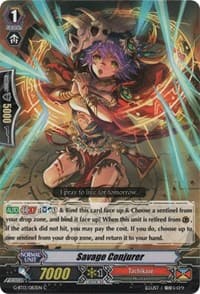 Savage Conjuror - G-BT13: Ultimate Stride - Cardfight Vanguard card
