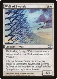 Wall of Swords - 10th Edition - Magic: The Gathering card