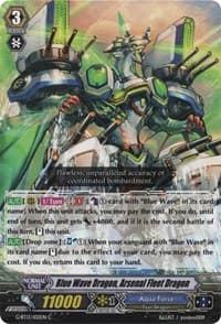 Blue Wave Dragon, Arsenal Fleet Dragon - G-BT13: Ultimate Stride - Cardfight Vanguard card
