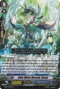 Blue Wave Recruit, Kosty - G-BT13: Ultimate Stride - Cardfight Vanguard card