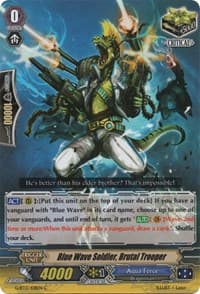 Blue Wave Soldier, Brutal Trooper - G-BT13: Ultimate Stride - Cardfight Vanguard card