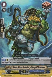 Blue Wave Soldier, Bluegill Trooper - G-BT13: Ultimate Stride - Cardfight Vanguard card