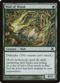 Wall of Wood - 10th Edition - Magic: The Gathering card