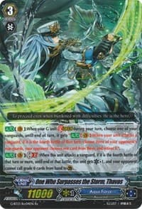 One Who Surpasses the Storm, Thavas - G-BT13: Ultimate Stride - Cardfight Vanguard card