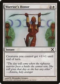 Warrior's Honor - 10th Edition - Magic: The Gathering card