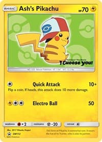 Ash's Pikachu - SM112 - SM Promos - Pokemon card