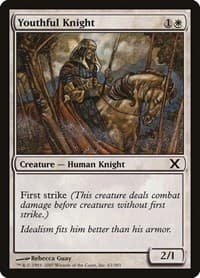 Youthful Knight - 10th Edition - Magic: The Gathering card