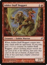 Adder-Staff Boggart - Lorwyn - Magic: The Gathering card