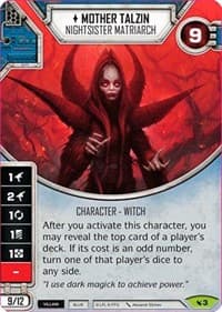 Mother Talzin - Nightsister Matriarch - Legacies - Star Wars: Destiny card