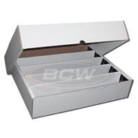 5000 Count Storage Box (Full Lid) - BCW Card Storage Boxes - Collectible Storage card