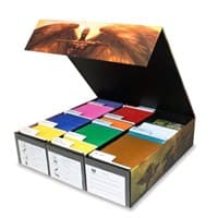 Card Game Box - 3 Row - Good Vs Evil (Holds 2800 Cards) - BCW Card Storage Boxes - Collectible Storage card