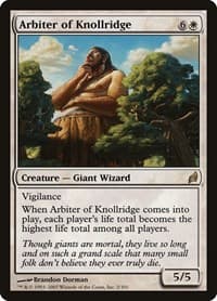 Arbiter of Knollridge - Lorwyn - Magic: The Gathering card