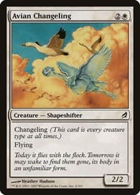 Avian Changeling - Lorwyn - Magic: The Gathering card