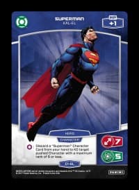 Superman - Kal-El - Green Lantern - MetaX TCG card
