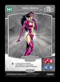 Carol Ferris - Queen of the Star Sapphires - Green Lantern - MetaX TCG card