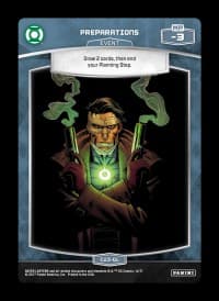 Preparations - Green Lantern - MetaX TCG card