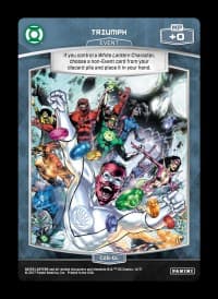 Triumph - Green Lantern - MetaX TCG card