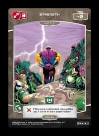 Strength 3 - Green Lantern - MetaX TCG card