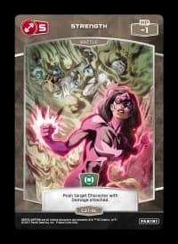 Strength 5 - Green Lantern - MetaX TCG card