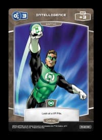 Intelligence 3 (C44-GL) - Green Lantern - MetaX TCG card