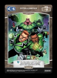 Intelligence 5 (C48-GL) - Green Lantern - MetaX TCG card