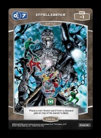 Intelligence 7 (C50-GL) - Green Lantern - MetaX TCG card