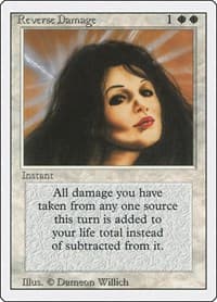 Reverse Damage - Revised Edition - Magic: The Gathering card