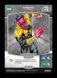 Sinestro - Tyrant - Green Lantern - MetaX TCG card