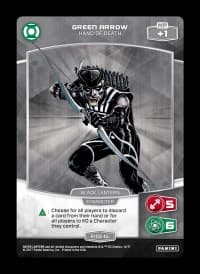 Green Arrow - Hand of Death - Green Lantern - MetaX TCG card
