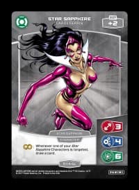 Star Sapphire - Carol Ferris - Green Lantern - MetaX TCG card