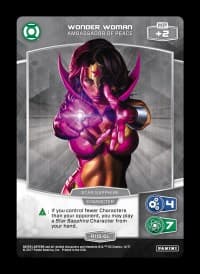 Wonder Woman - Ambassador of Peace - Green Lantern - MetaX TCG card