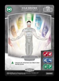 Kyle Rayner - Defender of Peace - Green Lantern - MetaX TCG card