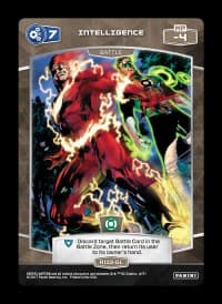 Intelligence 7 (R133-GL) - Green Lantern - MetaX TCG card