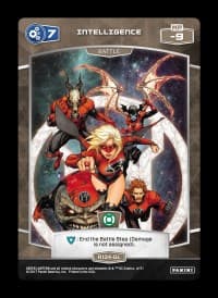 Intelligence 7 (R134-GL) - Green Lantern - MetaX TCG card