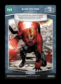 Blood and Rage - Green Lantern - MetaX TCG card