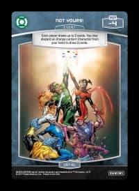 Not Yours! - Green Lantern - MetaX TCG card