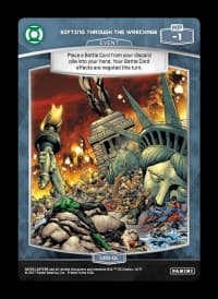 Sifting Through the Wreckage - Green Lantern - MetaX TCG card