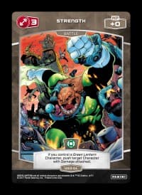Strength 3 - Green Lantern - MetaX TCG card